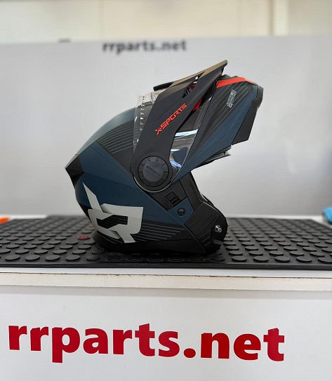 CASCOS X-SPORTS MODELO MULTIPROPOSITO REBATIBLE AZUL
