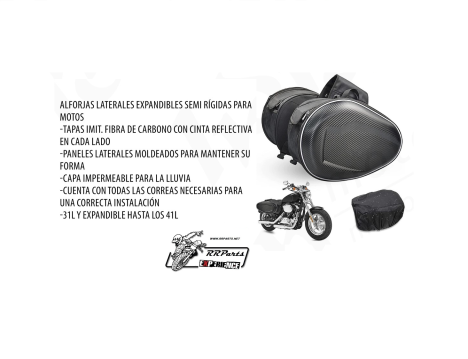 ALFORJAS LATERALES SEMI RIGIDAS EXPANDIBLES
